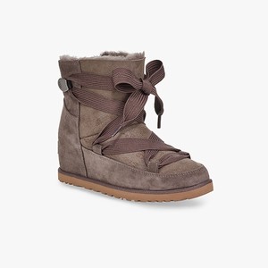 Ugg Classic Femme Lace-up Klassiska Stövlar Dam Bruna (059346TSF)